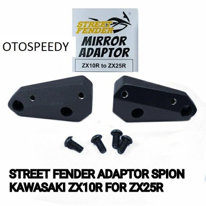 TERBARU BRACKET SPION ZX10R KE ZX25R DUDUKAN SPION BREKET PLAT STREET FENDER