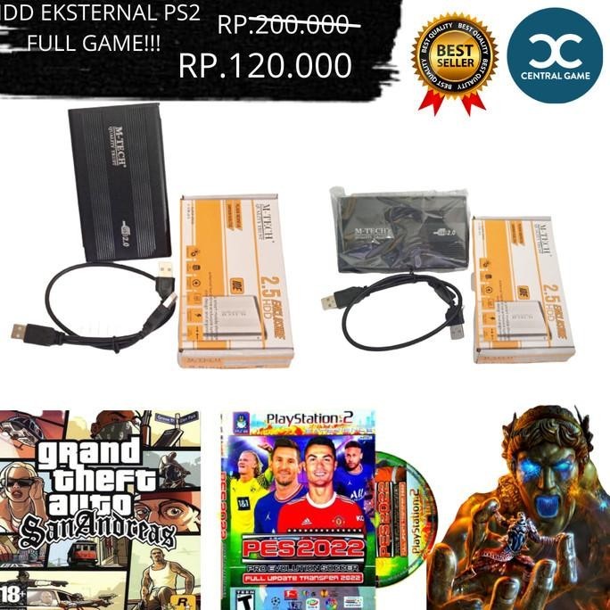 Hardisk Ps2 Eksternalful Game ,Hhd Ps2,Ps2 Hardisk,Hardis Game Ps, Premium
