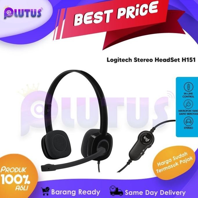 Logitech Headset H-151 Stereo Headphone H151