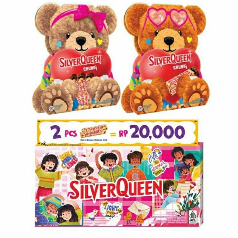 

Flash Sale Coklat Silverqueen Beruang Promo Valentine Silver Queen Buy1 Get 1 Murah