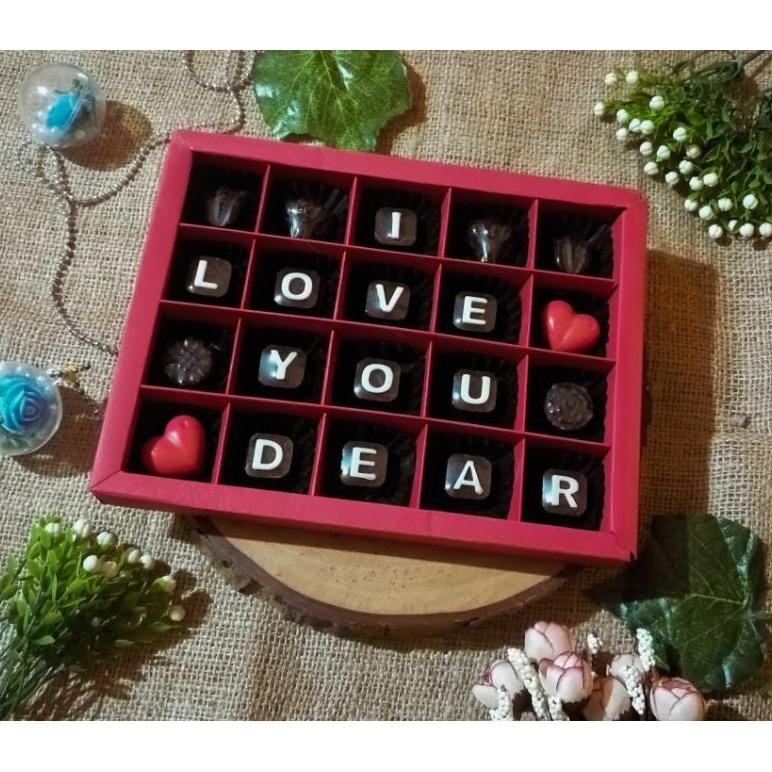 

Bisa Cod Cokelat Huruf Custom Kado Ulang Tahun/Anniversary/Wedding Promo