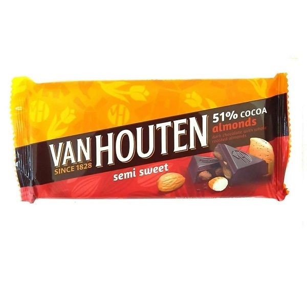 

VAN HOUTEN CKT SEMI SWEET ALMOND 140 GR