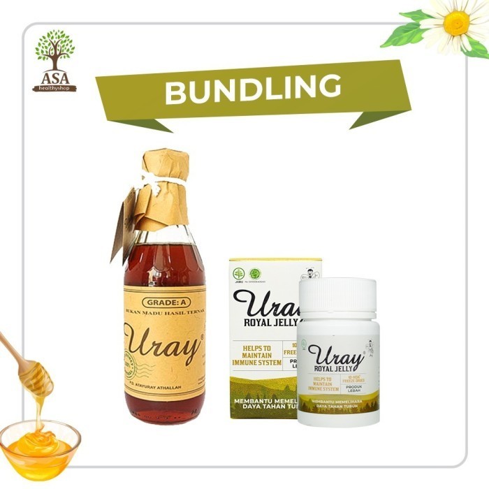 

Ready - Bundling Madu Uray 450 Gram Dan Uray Royal Jelly