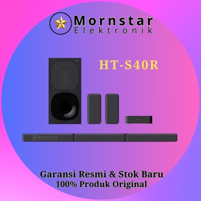 SONY HT-S40R SOUNDBAR 5.1 HOME CINEMA HT S40R