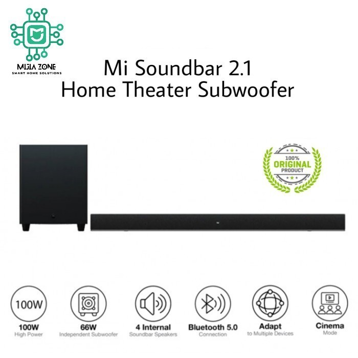 XIAOMI MI SOUNDBAR 2.1 HOME THEATER SUBWOOFER SOUND BAR XIAOMI SYSTEM
