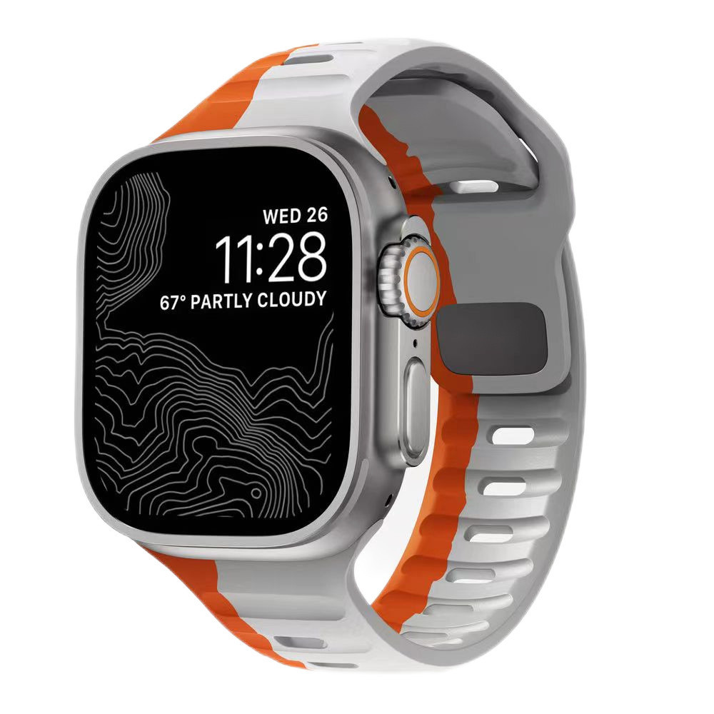 Applicable to Apple Watch Watchband Integrated SiliconeiwatchStrap Digital Accessories
