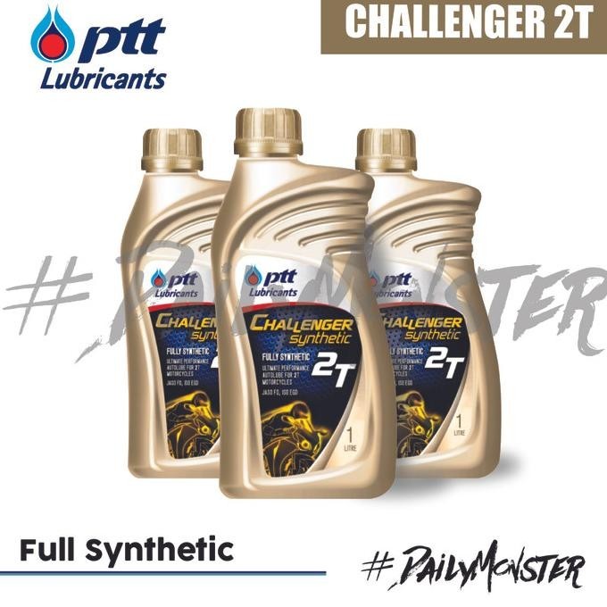 Oli Samping PTT Challenger Gold 2T Full Synthetic Original