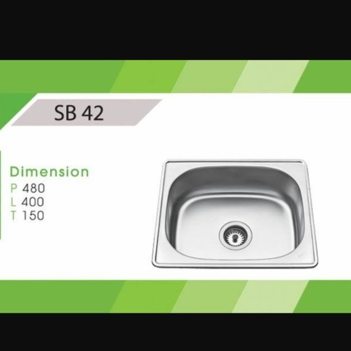 PROMO SINK CUCI PIRING ROYAL SB 42 STAINLESS KITCHEN SINK SB 42 ROYAL #ORIGINAL