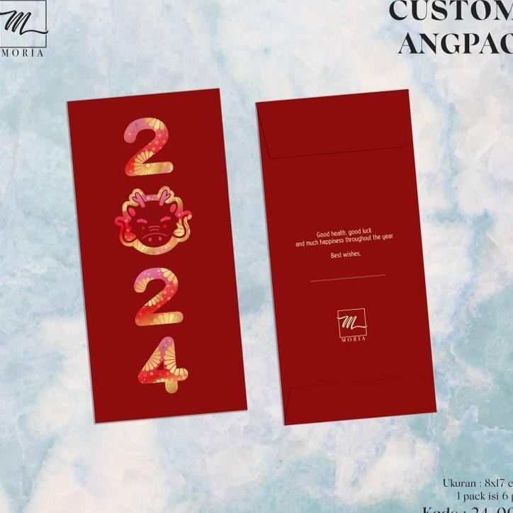 

24-001 Free Custom Nama Angpao Imlek 2024 | Chinese New Year Angpau