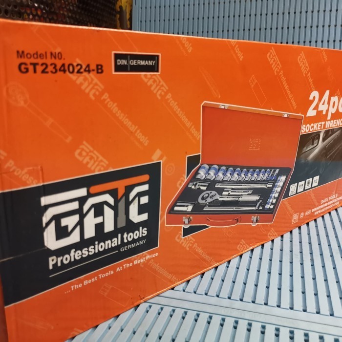 Socket Set 1/2" Dr 8 - 32Mm 24Pcs 6Pt Gate Germany