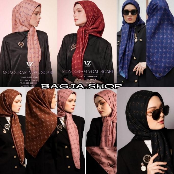 New Monogram Scarf VZ Vivi Zubedi