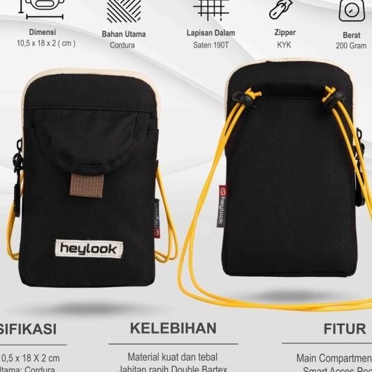 Tas Dompet Kartu Hp Gantungan Leher Sling Bag Pouch Spesial