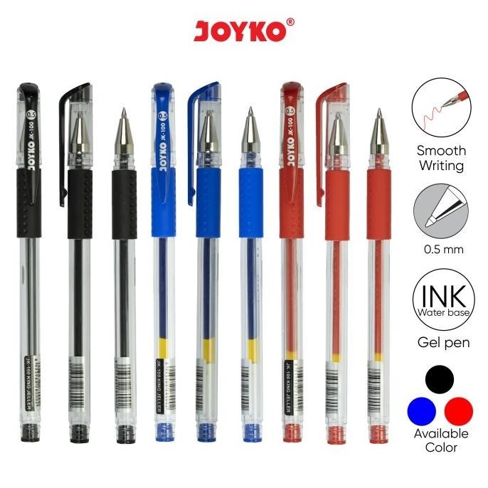 

Gel Pen / Pulpen / Pena Joyko Jk-100 / 0.5 Mm