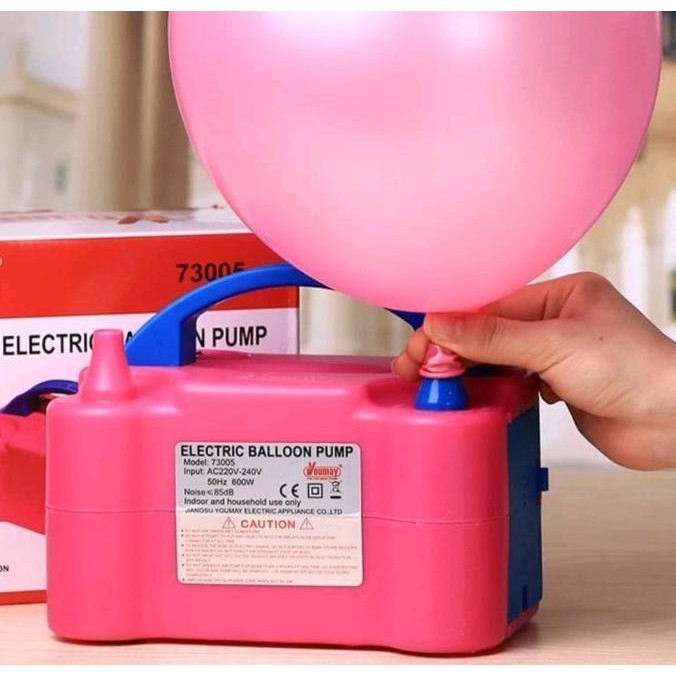 POMPA BALON ELEKTRIK BALLOON PUMP 2 LUBANG ANGIN ALAT TIUP GAS UDARA
