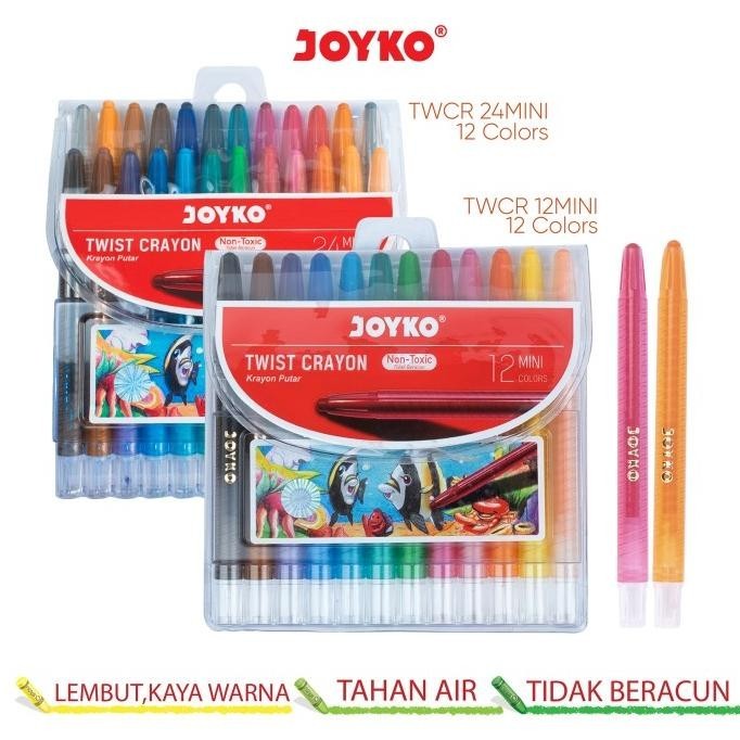 

Krayon Putar Mini Twist Crayon Joyko Twcr