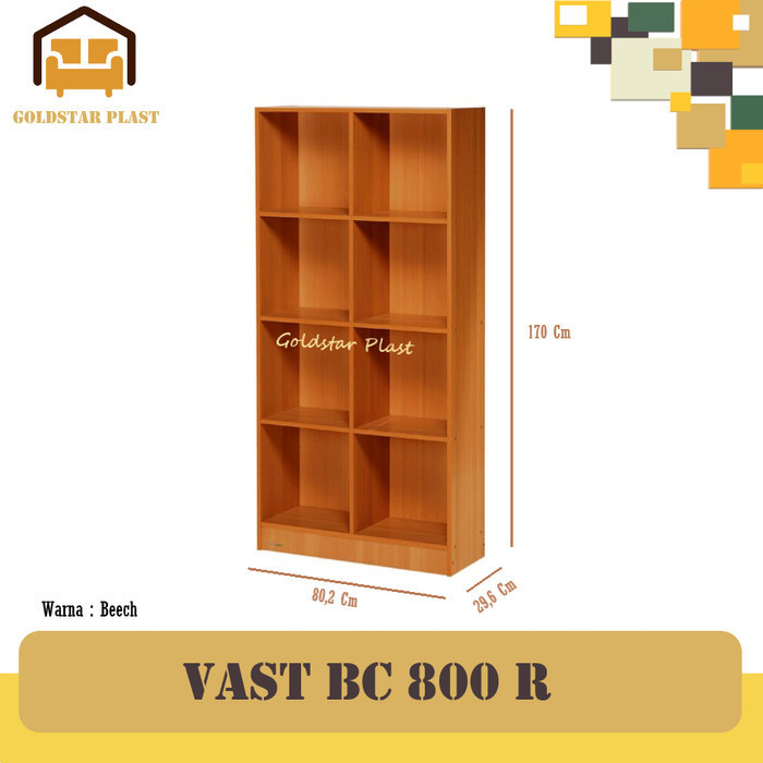 Rak Buku / Rak / Rak Serbaa / Vast Bc 1200 R I Vast Bc 800 R