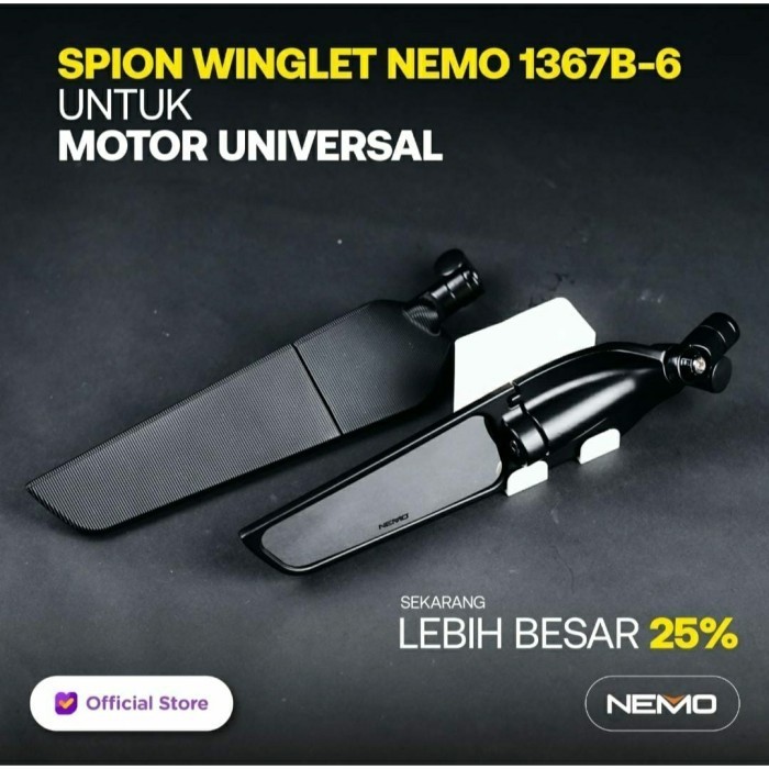 spion winglet nemo (1367B 6 BIG) pnp vario adv pcx 160 nmax aerox dll