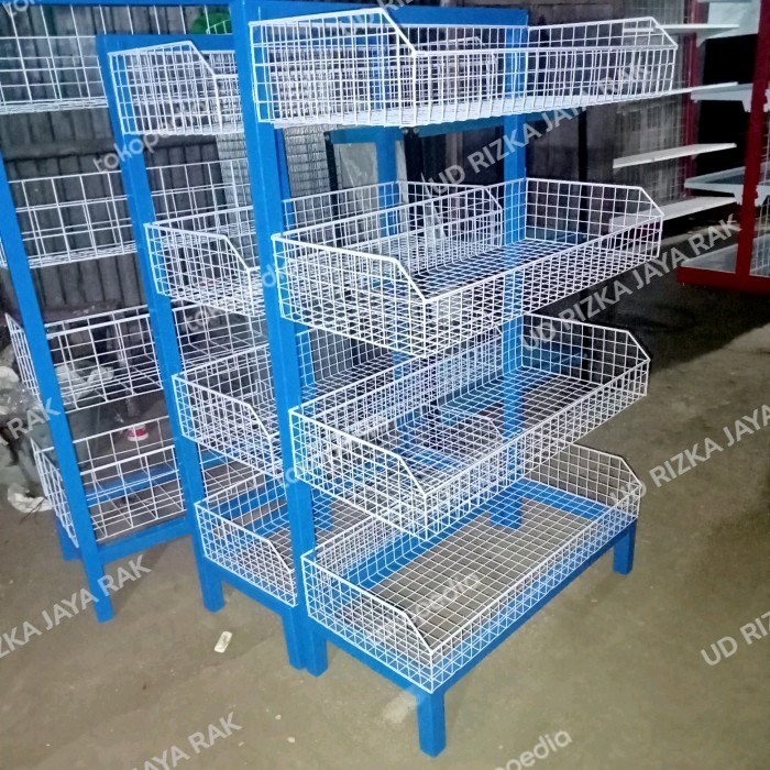 Rak Ciki Warung Chiki Snack Serbaa Ukuran Besar 4 Susun