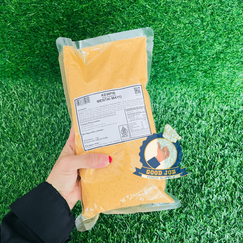 

Kewpie Sauce Mentai Mayo 1 Kg Halal Salmon Mentai Mayonnaise.