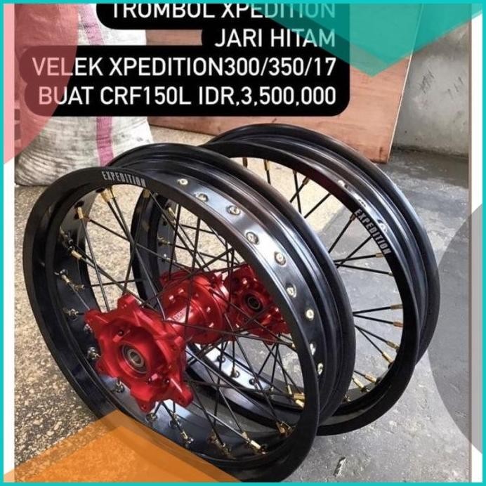 velg supermoto 300 350 crf 150l velg expedition tromol cnc expedition