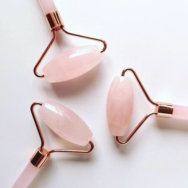Rose Quartz Facial Massage Sliming & Lifting