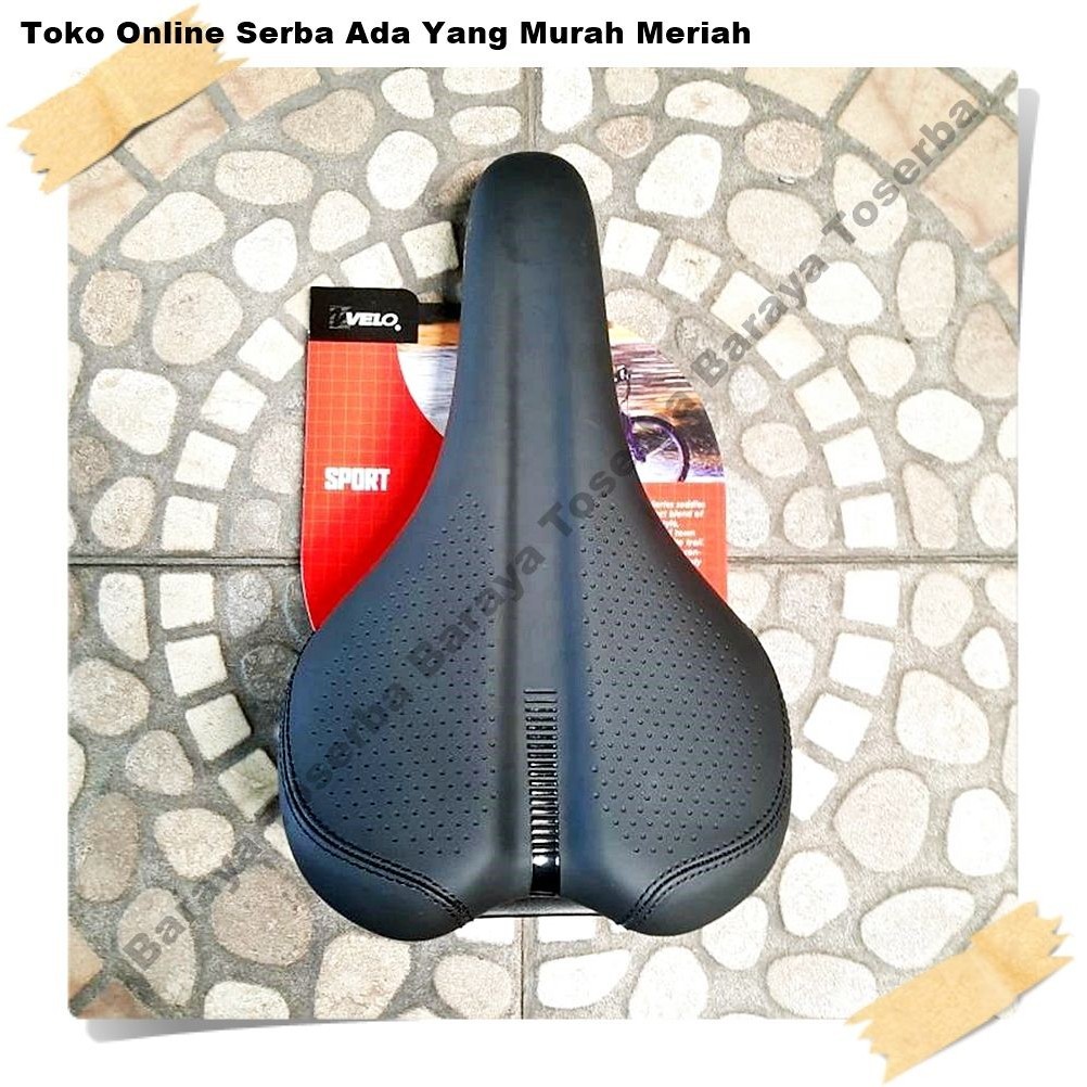 SADEL MTB VELO 3517 HITAM Sepeda Sparepart Termurah