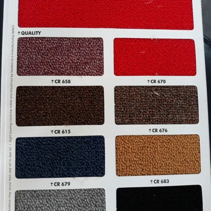 Karpet Lantai Meteran Crown