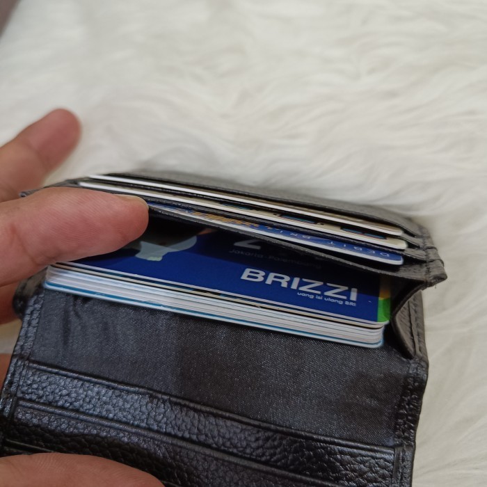 dompet kartu pria giorgio agnelli original kulit asli