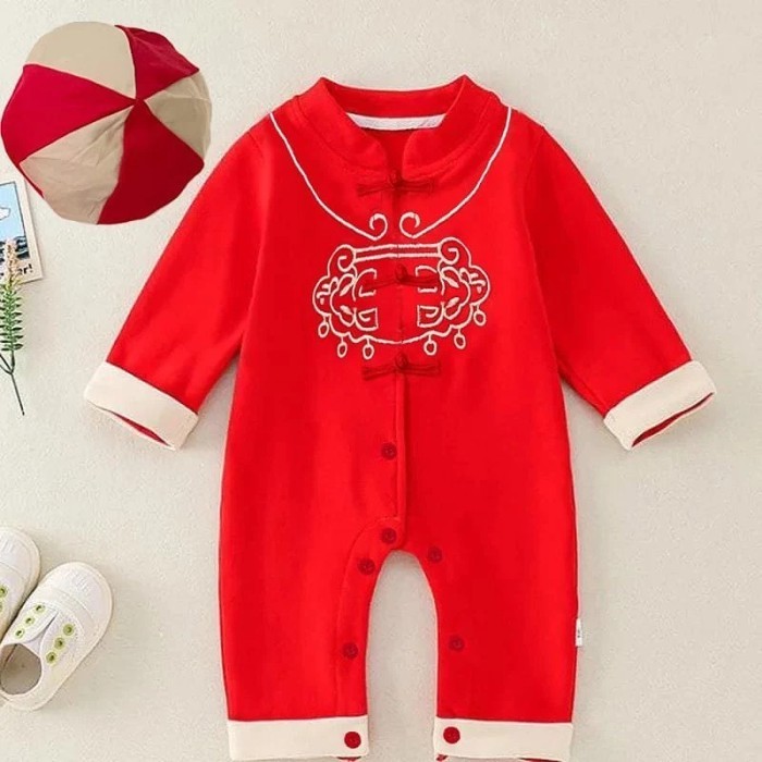 TERLARIS Cheongsam anak / Baju imlek anak laki laki barongsai