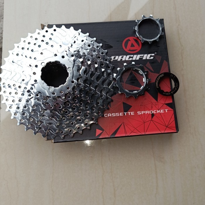 SPROCKET GEAR CASSETTE GIR SELOP SEPEDA 9 SPEED PACIFIC