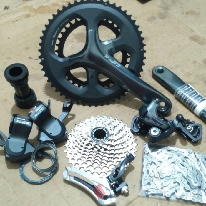 GROUPSET SHIMANO TIAGRA 4700 10 SPEED GRUPSET SEPEDA