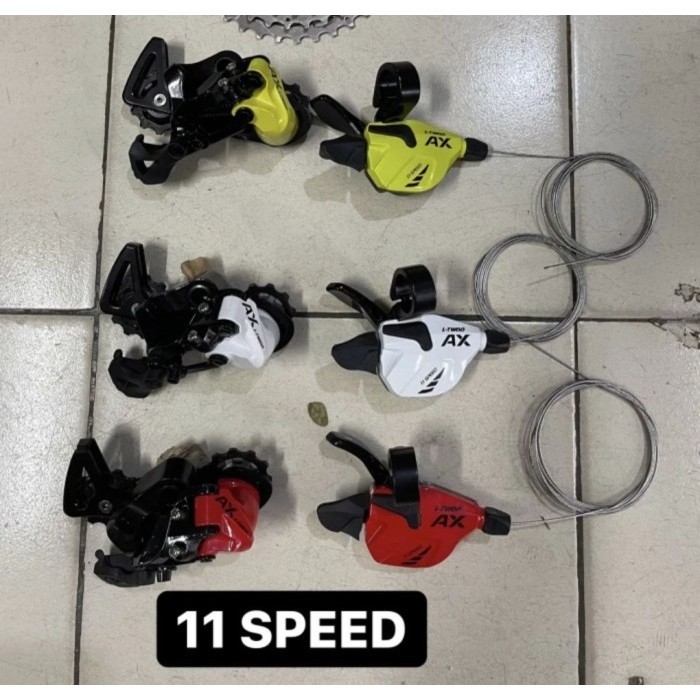 MINI GROUPSET LTWOO SEPEDA AX 11 SPEED SHIFTER READ DERAILLEUR