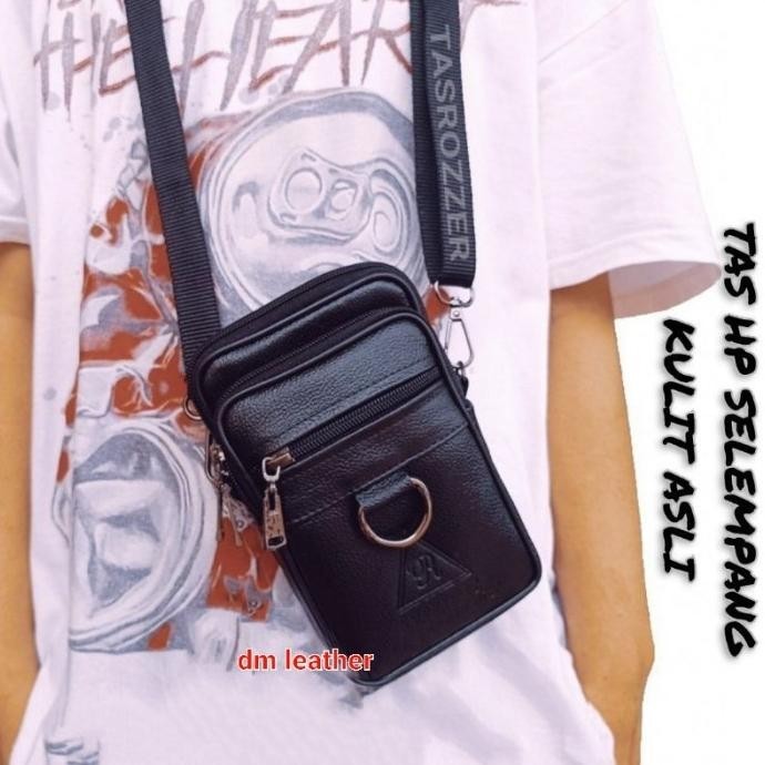 tas hp selempang kulit asli garut, Tas pria, tas hp, tas kulit