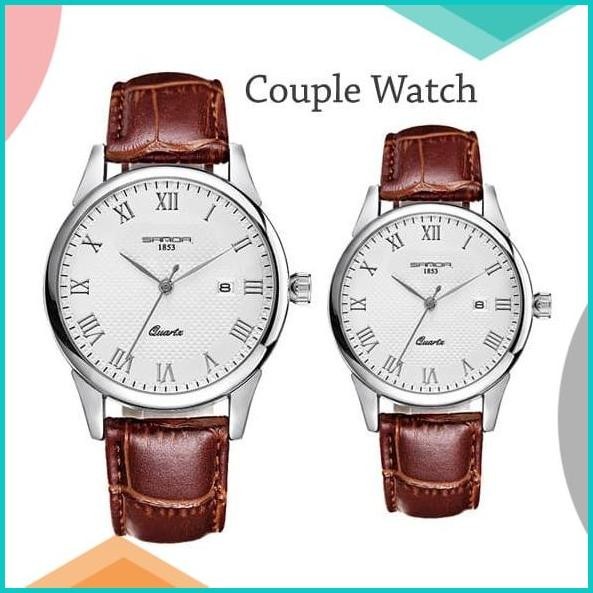 Sanda Original Jam Tangan Couple Jam Tangan Pasangan Water Resistant -