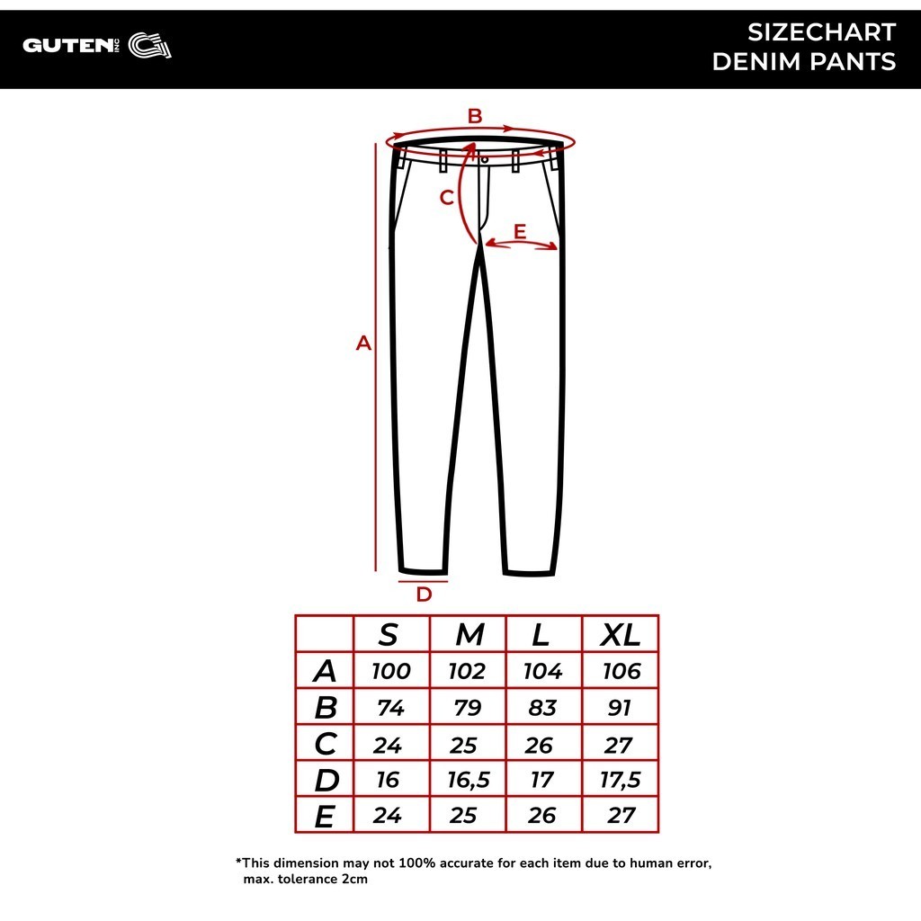 NEW LAUNCHING TERMURAH CELANA JEANS Guteninc - Rambler Denim Pants - Celana Jeans Pria Guteninc