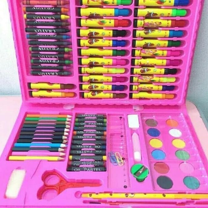 

Crayon Anak Set 86Pcs / Krayon Mewarnai Anak 86Pcs / Pensil Warna Set