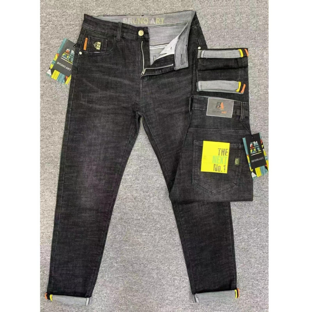 NEW LAUNCHING TERMURAH CELANA JEANS Celana Jeans Panjang Pria Bruno Art Import Strech Premium Size