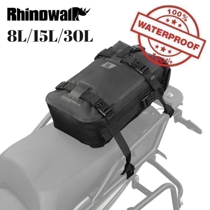 Tas Motor Rhinowalk MT2208 Motorcycle Pannier 8/15/30L Waterproof