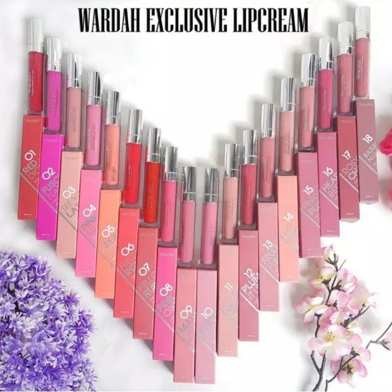 WARDAH Exclusive Matte Lipcream - 09 Mauve On
