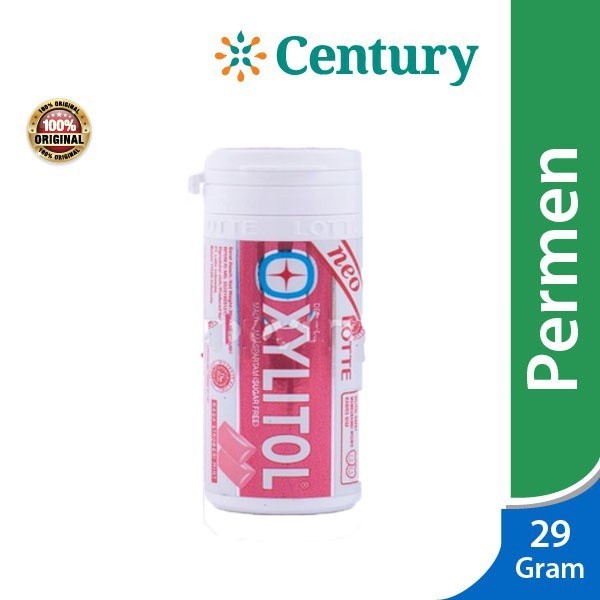 

Lotte Xylitol Stroberi mint 29 gr (20 butir)/permen karet rasa stroberi mint/menyegarkan nafas