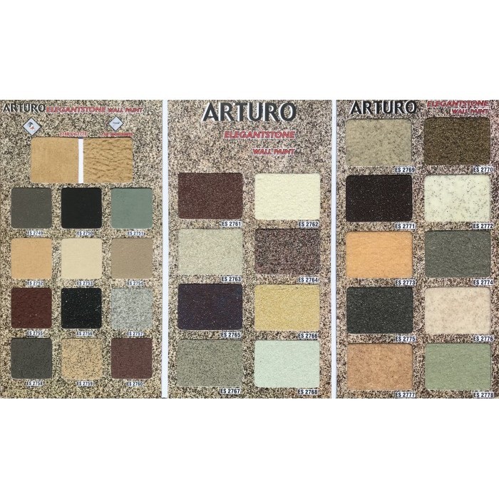 Terlaris Cat Tekstur Arturo Elegant Stone (Es) Uk Pail (20Kg) Promo Terbaru