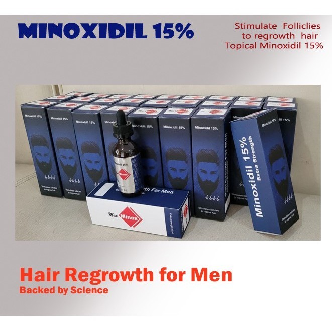 Terlaris New Arrival  Minoxidil 15%, Penumbuh Brewok Dan Rambut Promo Terbaru
