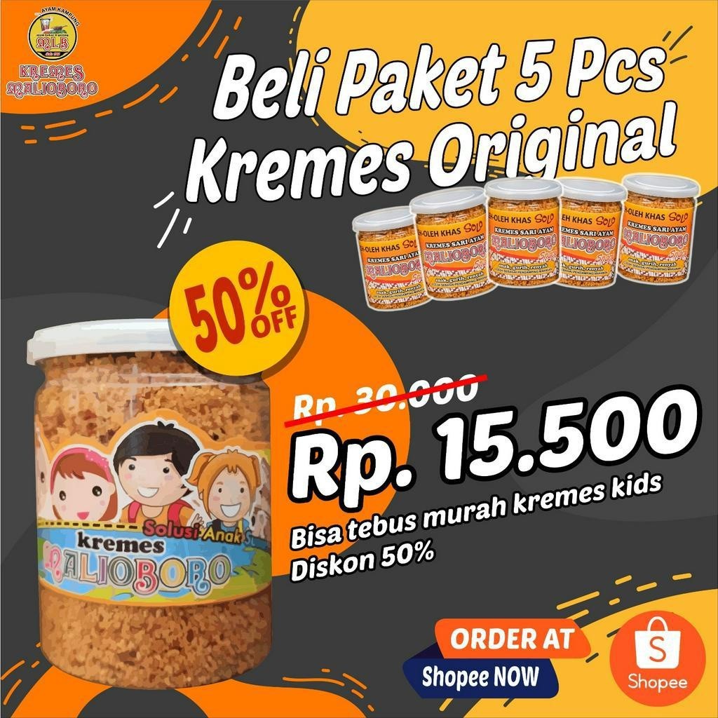 

PAKET TEBUS MURAH 5 PCS KREMES TOPLES + 1 PCS KREMES KIDS [LEBIH HEMAT]