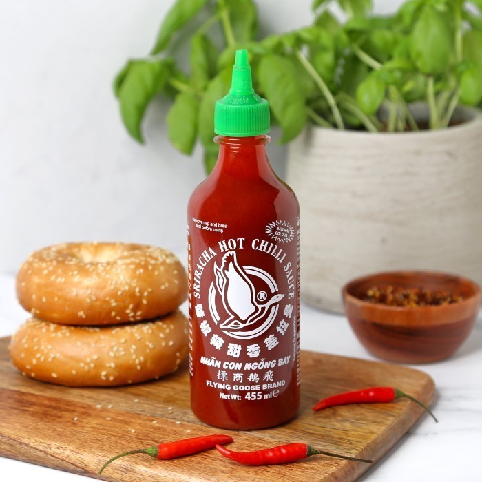 

Sriracha Flying Goose 455ml / Sambal Pedas Saus Vegan
