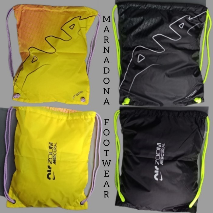 Terbaru Tas Serut Gymsack Nike Zoom Mercurial Tas Sepatu Bola Dan Futsal Promo Terlaris