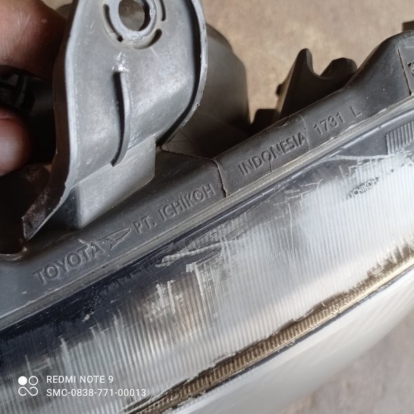 Headlamp Lampu Depan Kiri L Xenia 1.0 1000Cc Vvti Asli Original Ichikoh Copotan #Masih Sangat Bagus