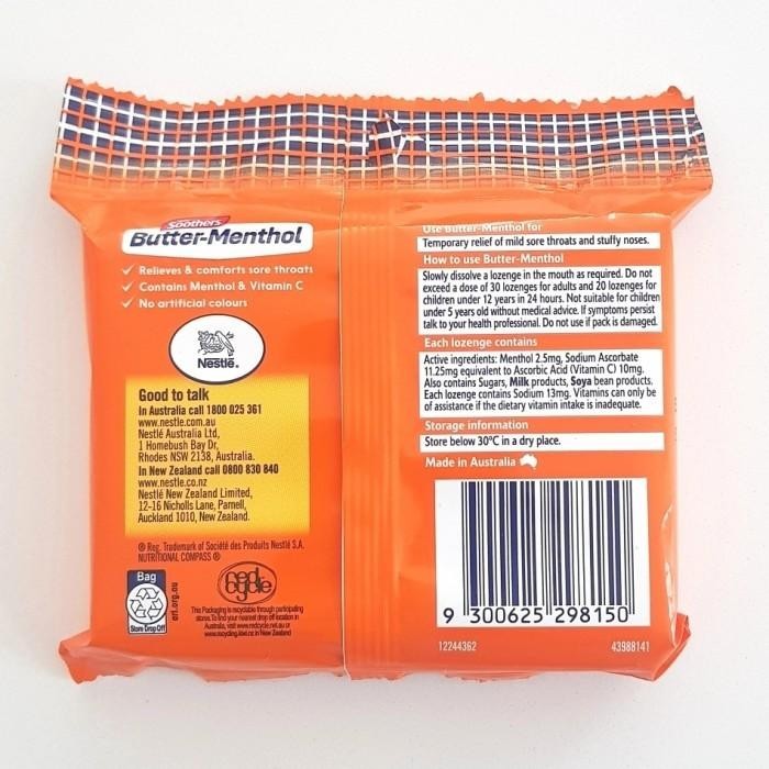 

Soothers Australia Butter-Menthol Multipack 3 x 10 Lozenges Best Seller