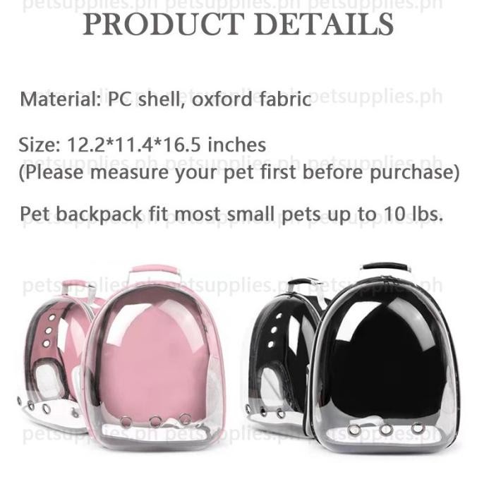 Tas Astronot Kucing Anjing | Tas Transparan | Pet Cargo | Tas Anjing