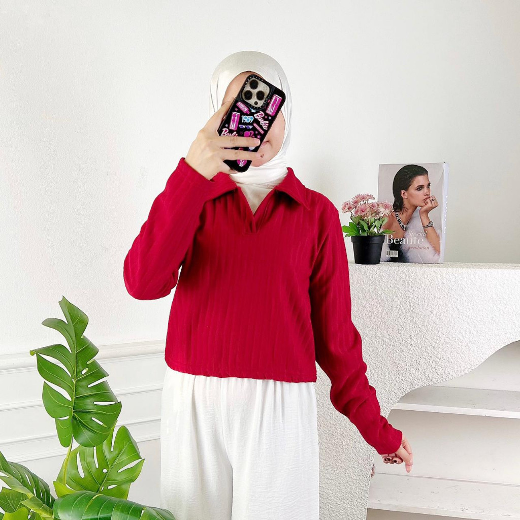 Hornet Knit Top Hornet Knit Top Bahan HORNET / KNIT TOP LENGAN PANJANG / KNIT PREMIUM / KNIT TOP ANA