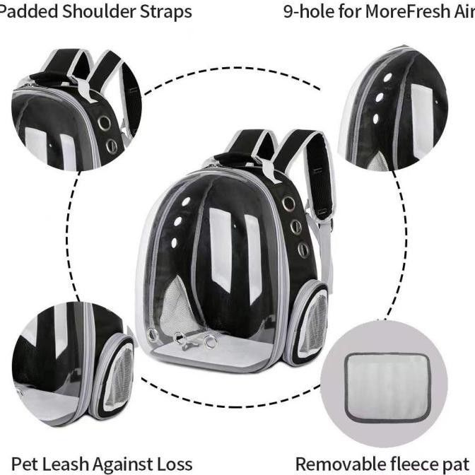 Tas Astronot Kucing Anjing | Tas Transparan | Pet Cargo | Tas Anjing